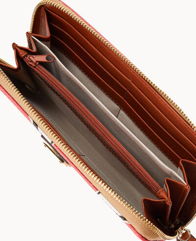 NFL Chiefs Large Zip Around Wristlet