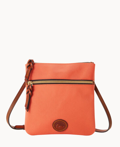 Nylon Double Zip Crossbody