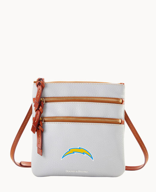 NFL Chargers Triple Zip Crossbody