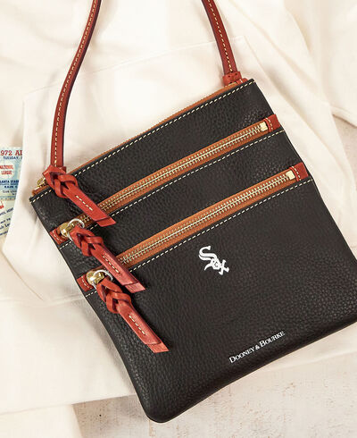 MLB White Sox North South Triple Zip Crossbody