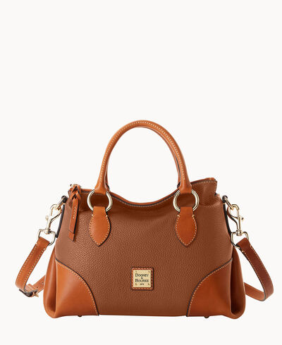 Pebble with Florentine Trim Satchel 30