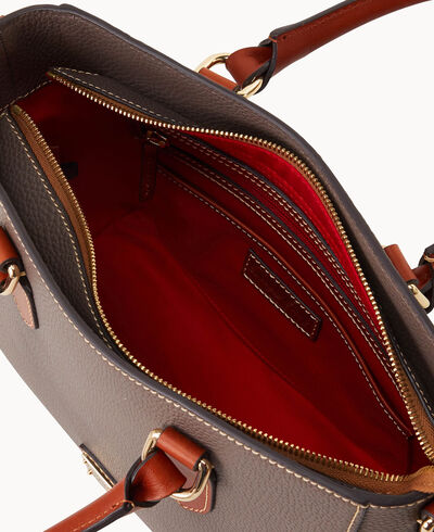 Pebble Grain Top Handle Tote