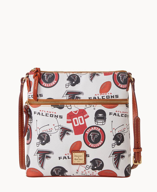 Atlanta Falcons Dooney & Bourke Signature Domed Zip Satchel Purse