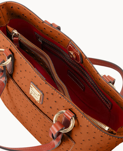 Ostrich Small Gretchen Tote