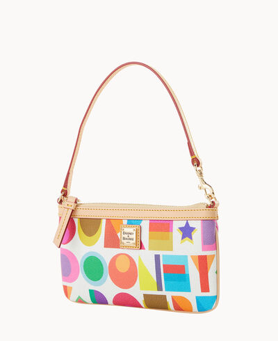 Art Deco Large Slim Wristlet