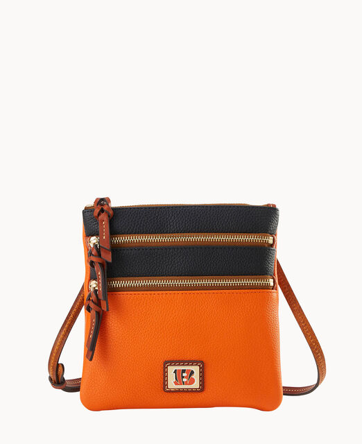 NFL Bengals Triple Zip Crossbody