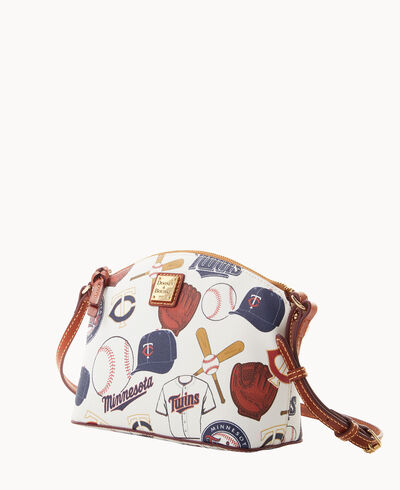 MLB Twins Suki Crossbody Med Wristlet