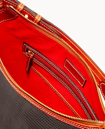 Embossed Lizard Hobo