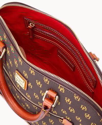 Gretta Domed Zip Satchel