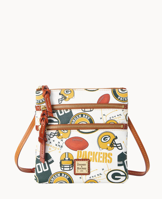 Dooney & Bourke Collegiate Miami N S Triple Zip Crossbody Shoulder Bag