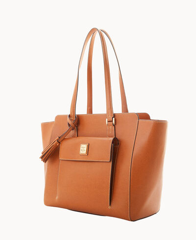 Saffiano East West Shopper