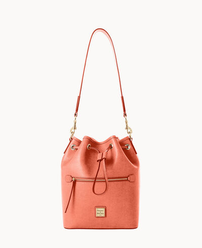 Saffiano Drawstring