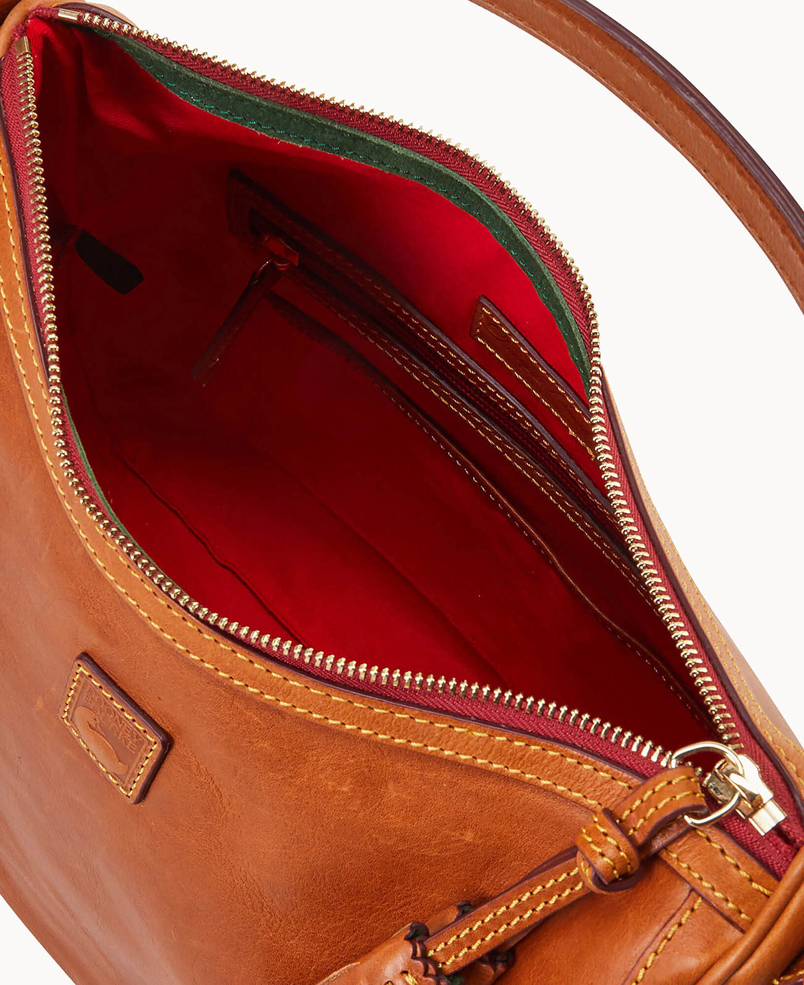 Dooney and bourke side pocket satchel clearance