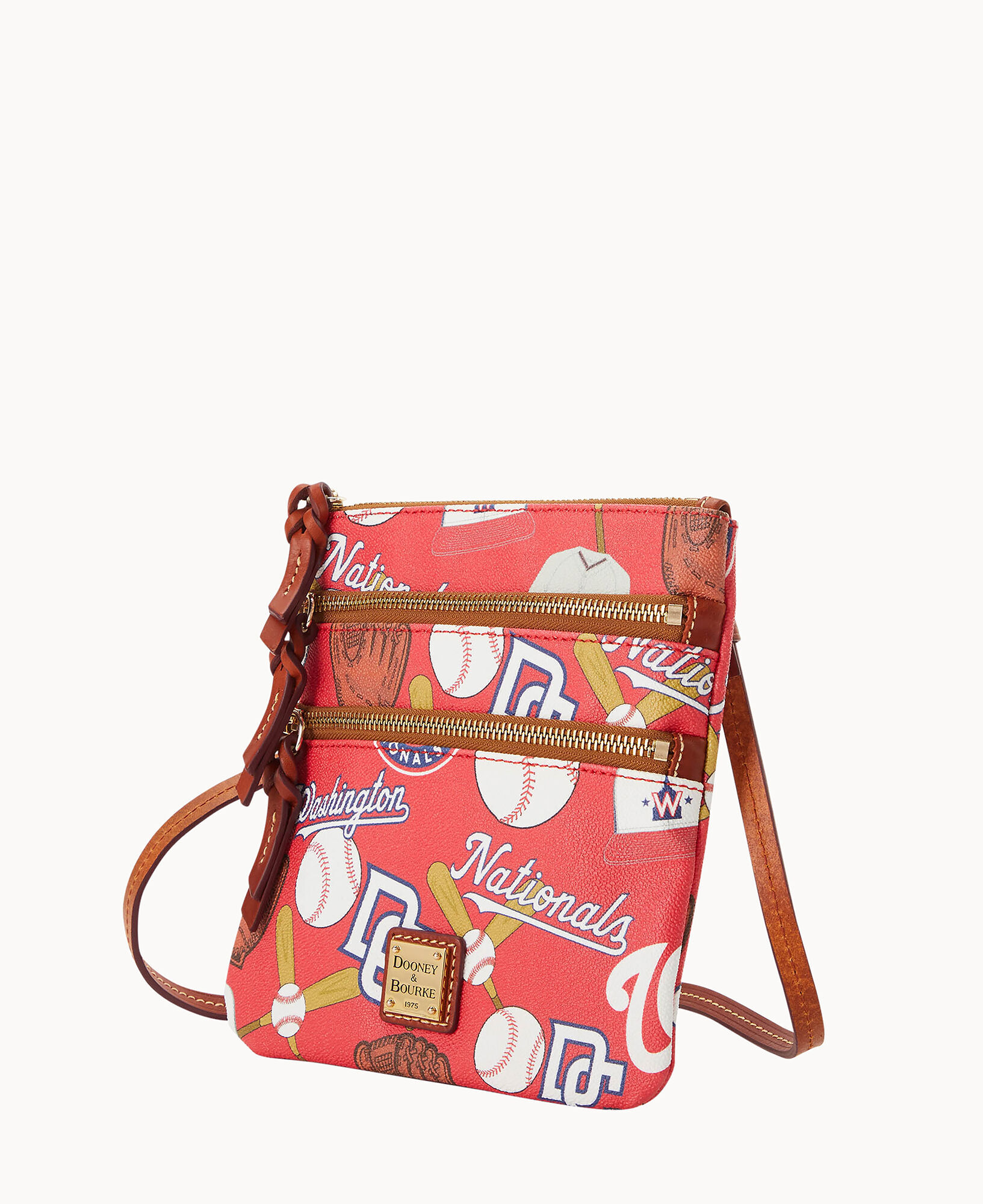 MLB Nationals North South Triple Zip Crossbody