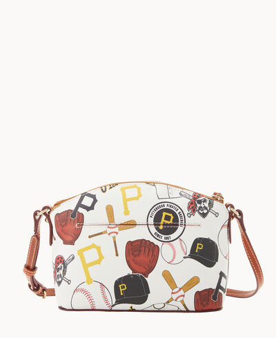 MLB Pirates Suki Crossbody Med Wristlet