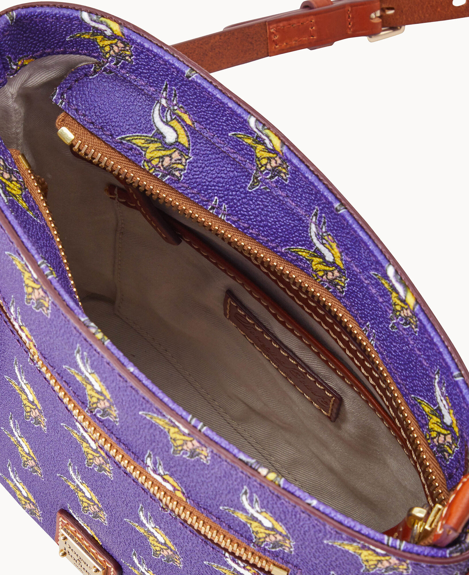 NFL Vikings Small Zip Crossbody