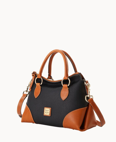 Pebble with Florentine Trim Satchel 30