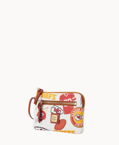 NFL Chiefs Zip Around Wristlet