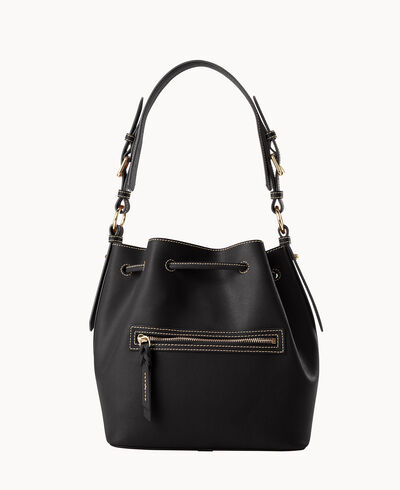 Saffiano Drawstring