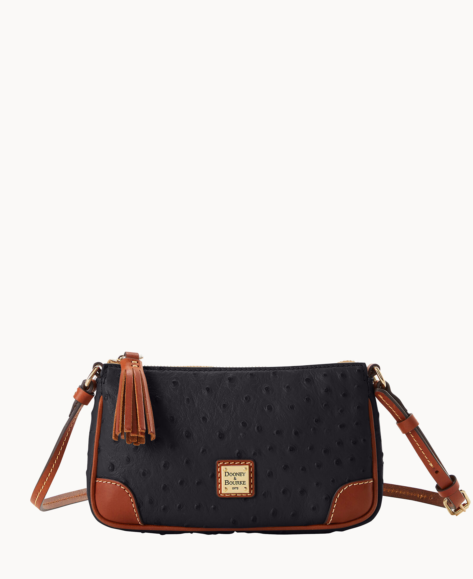 Dooney & bourke ostrich embossed 75th anniversary hobo bag outlet