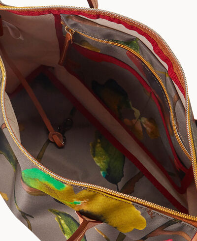 Roberta Pieri Flower Classic Sm Robertina Tote w Long Handle