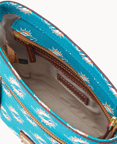 NFL Dolphins Small Zip Crossbody