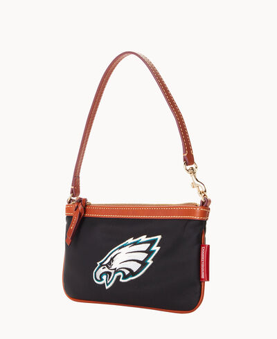 NFL Eagles Large Slim Wristlet