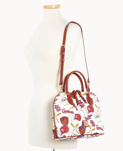 MLB Cardinals Zip Zip Satchel