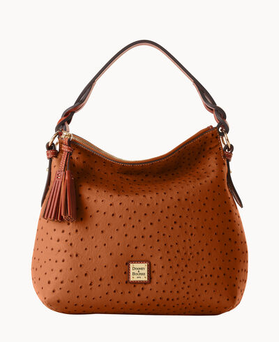 Ostrich Twist Strap Hobo