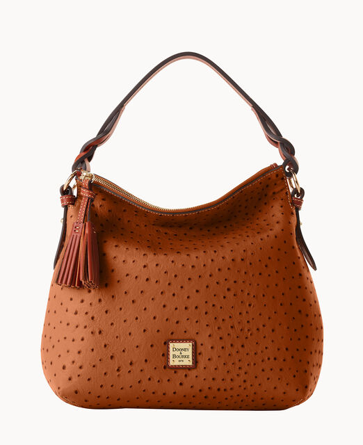 Ostrich Twist Strap Hobo