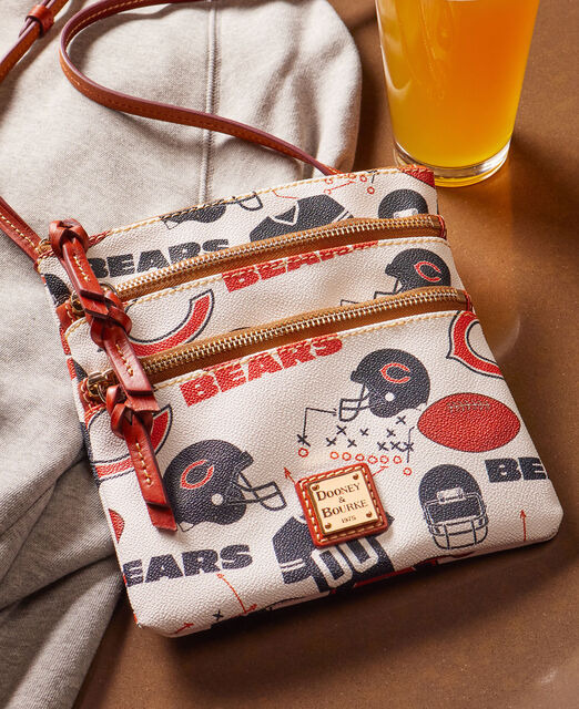 NFL Bears N S Triple Zip Crossbody