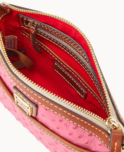 Ostrich Domed Crossbody