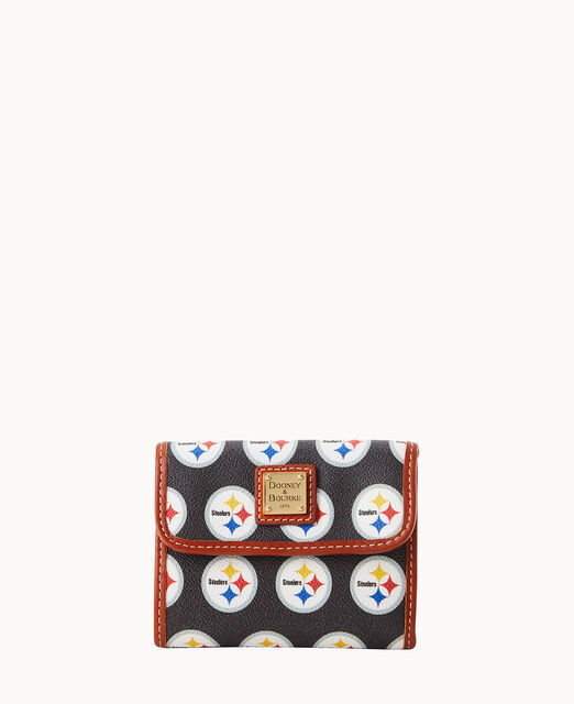 NFL Steelers Flap Credit Card Wallet