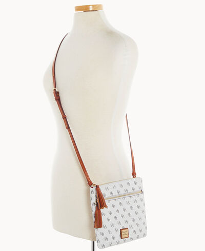 Gretta Double Zip Tassel Crossbody