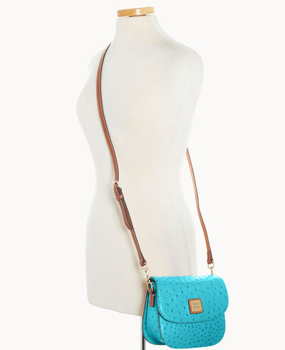 Ostrich Saddle Bag