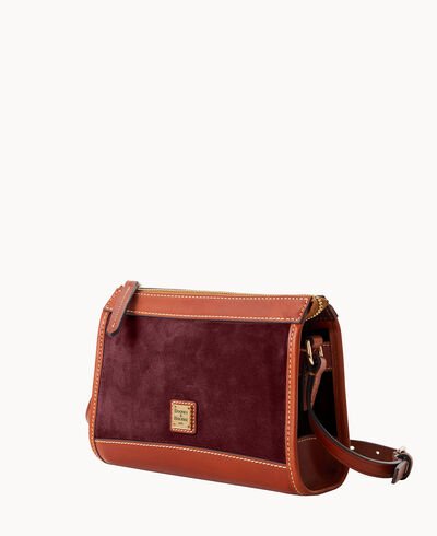 Suede Zip Crossbody