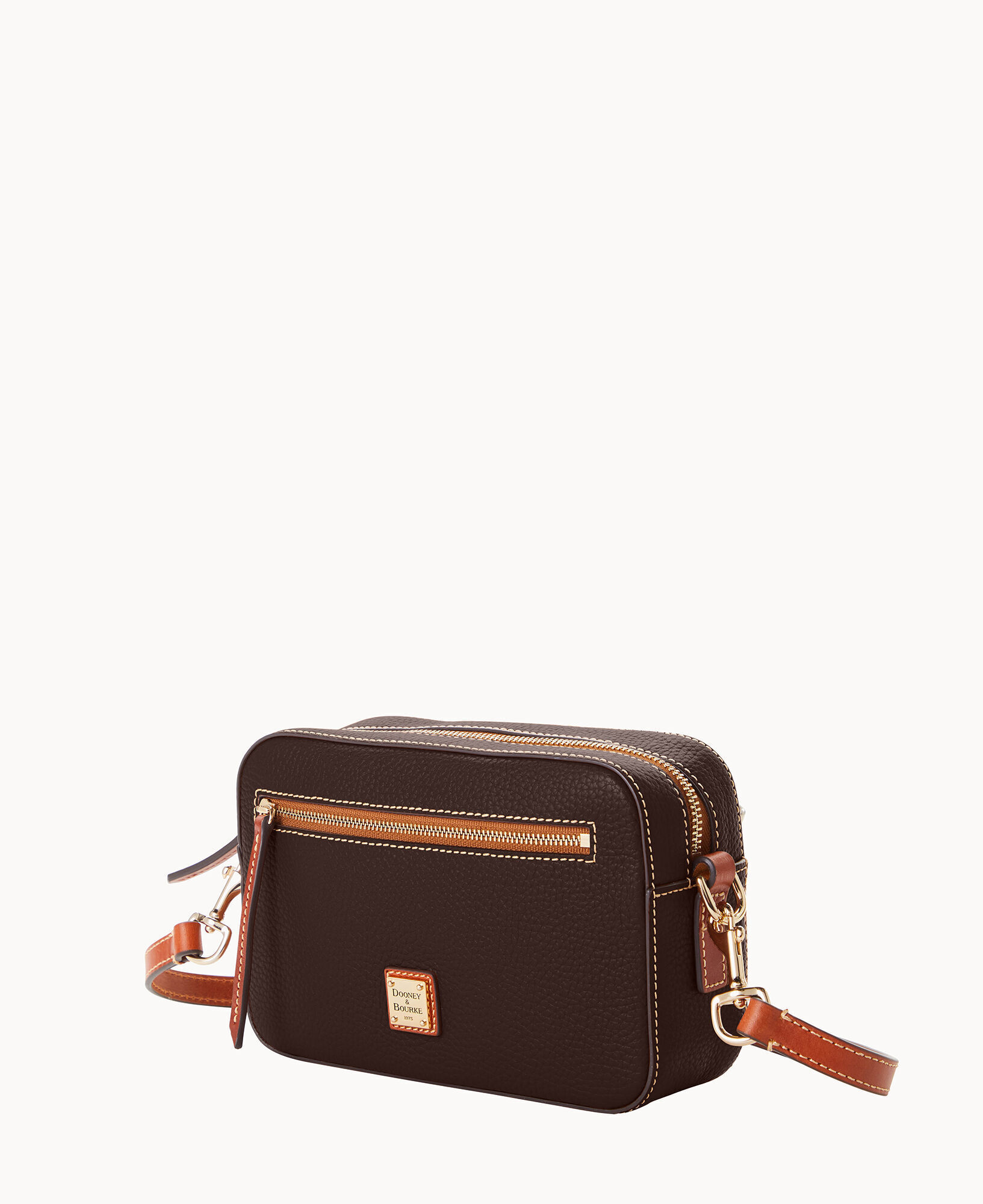 Pebble Grain Camera Zip Crossbody