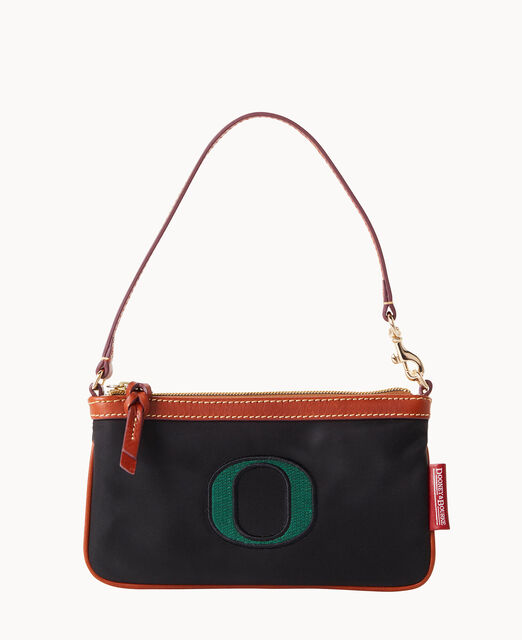 Collegiate Oregon Large Slim Wristlet