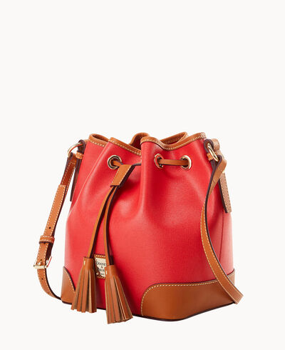 Saffiano Crossbody Drawstring