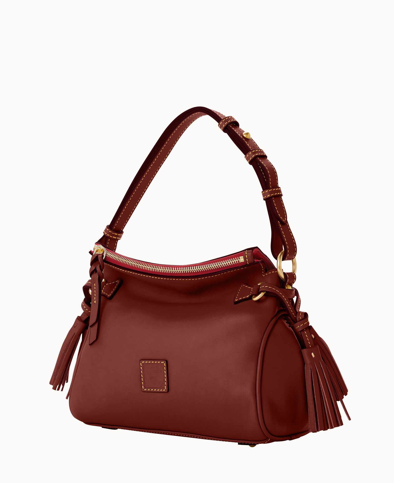 Florentine tassel top shoulder bag