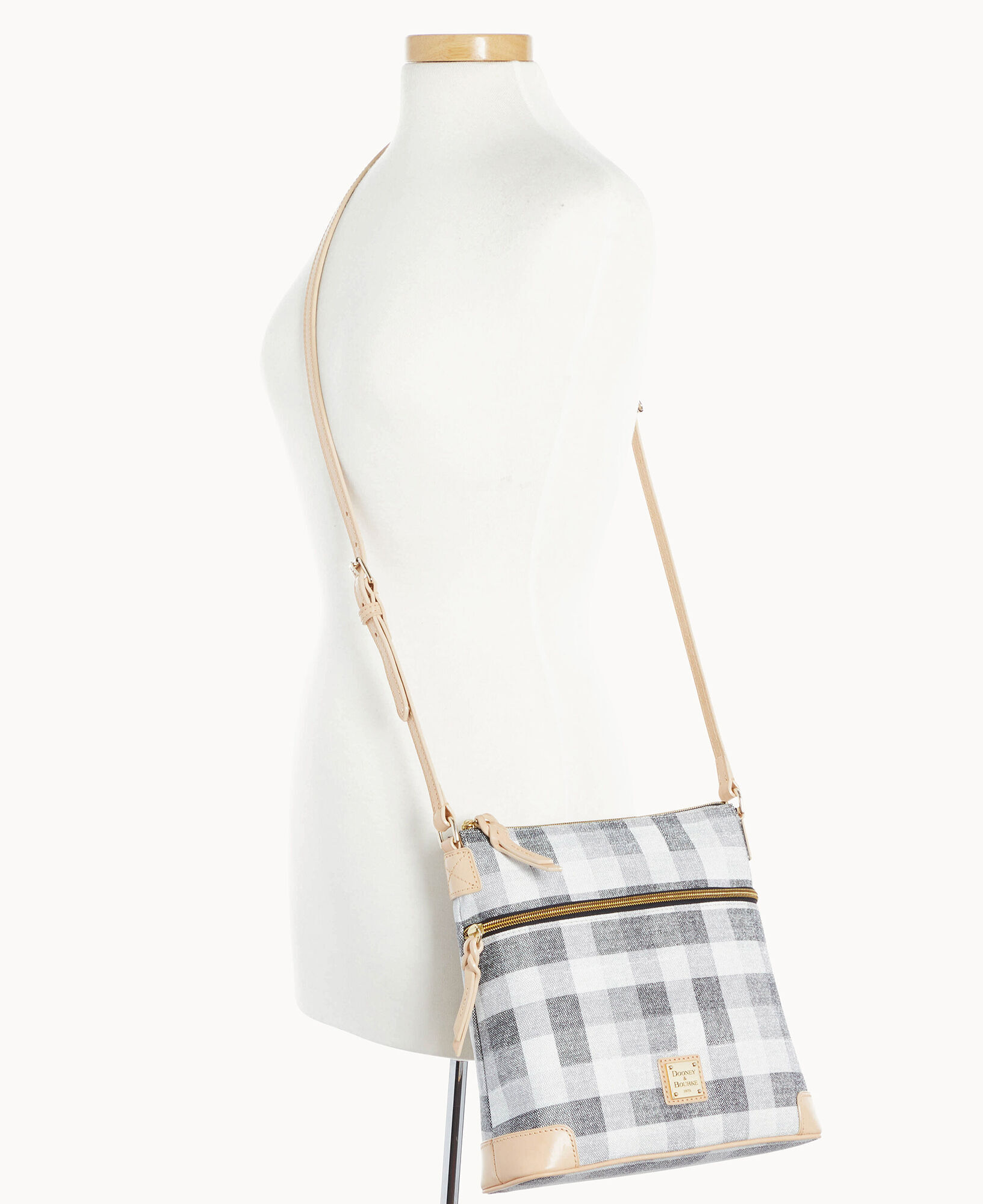 Dooney Bourke Quadretto Check Crossbody
