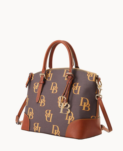 Monogram Domed Satchel