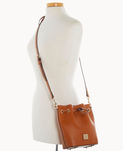 Saffiano Small Drawstring