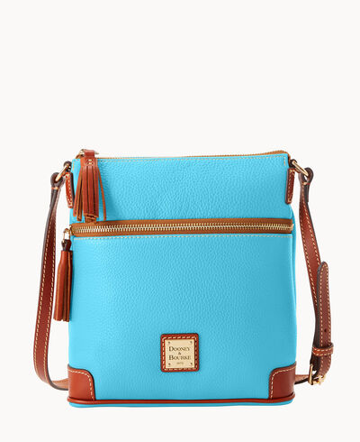 Pebble Grain Small Tassel Crossbody