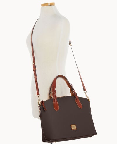 Pebble Grain Celeste Satchel