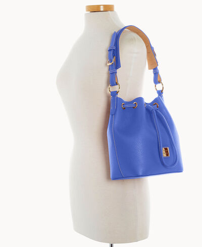 Lucca Leather Small Drawstring