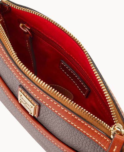 Pebble Grain Domed Crossbody
