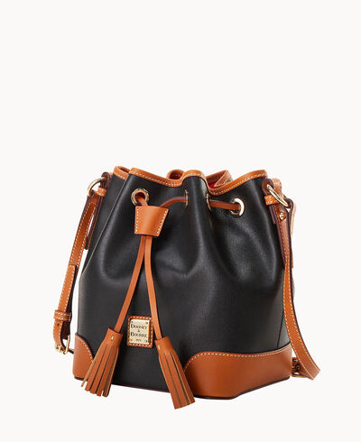 Saffiano Crossbody Drawstring