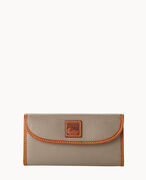 Pebble Grain Continental Clutch