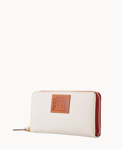 Western Large Zip Around Wristlet